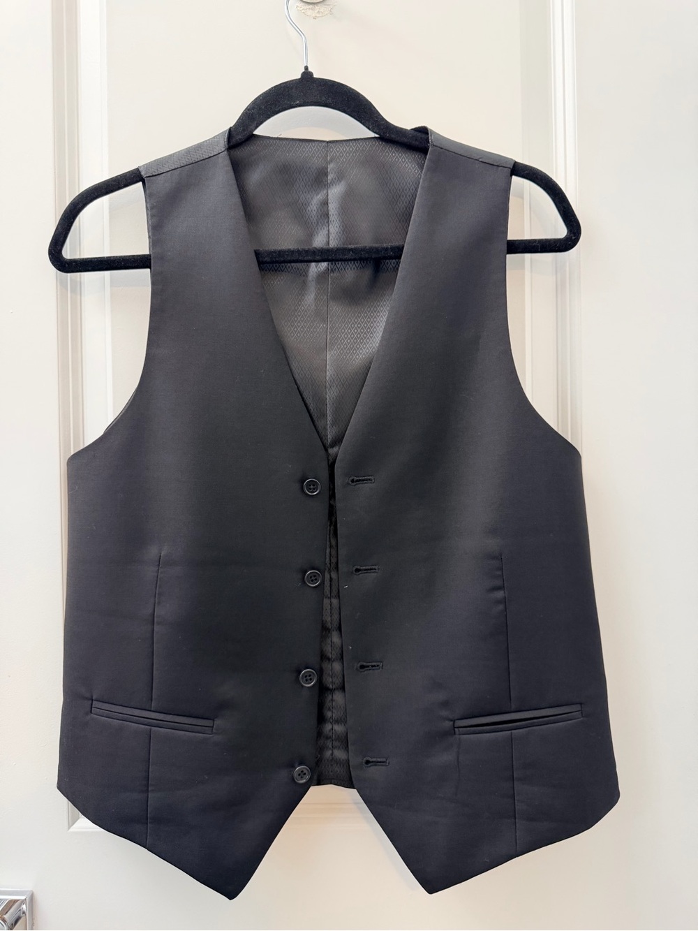 Alfani Black Men's Tailored Dress Vest